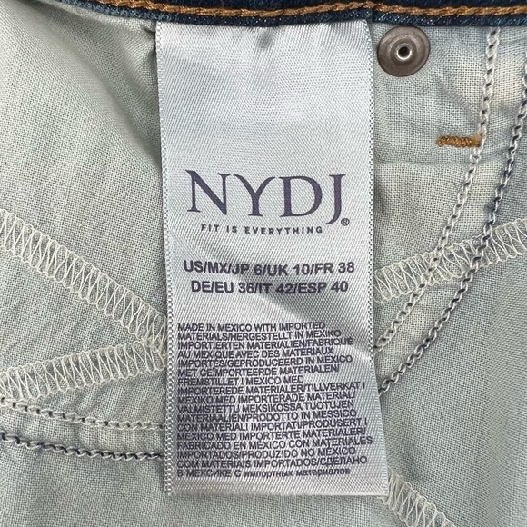NWT NYDJ Easy Fit Ankle Lift Tuck Technology Denim Jeans Size 6 Women's - Picture 7 of 11